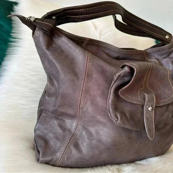 Sofia C Italy Leather Large Shoulder Bag - Picture 2 of 14